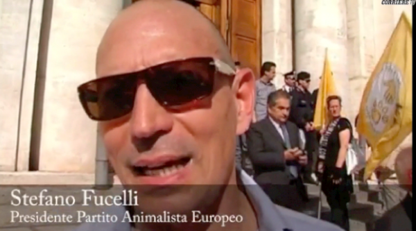 stefano fuccelli, presidente partito animalista europeo
