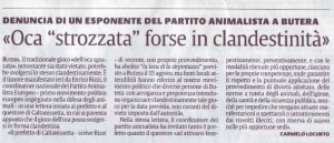 da "La Sicilia" del 9 agosto 2011