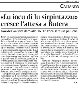 da "La Sicilia" del 13 agosto 2011