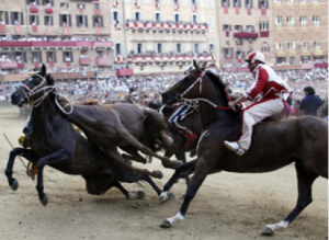 incidenti al Palio di Siena